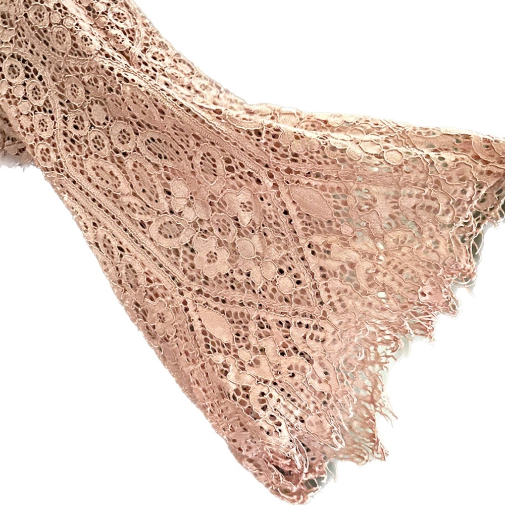 KIMONO 🌟 Long PINK Lace Kimono - Picture 3 of 6